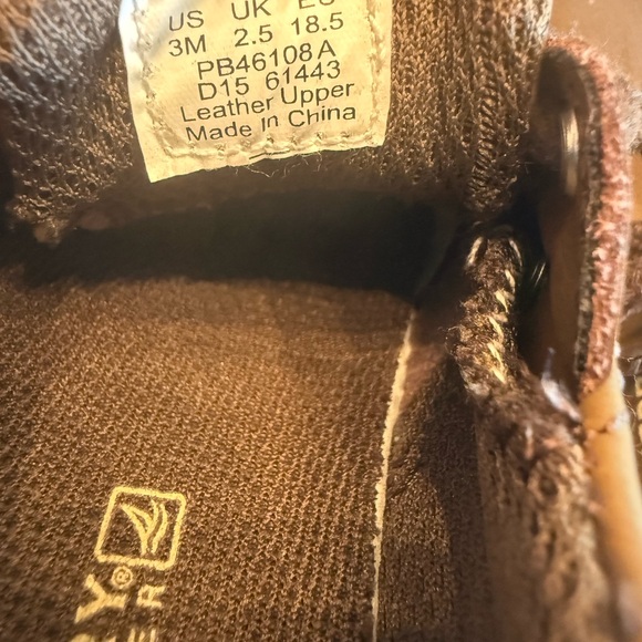 Sperry Infant Brown Boat Shoe 3M - Picture 5 of 6